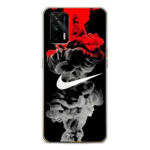 Силіконовый Чохол на Realme GT 5G з картинкою НАЙК (Nike дим)