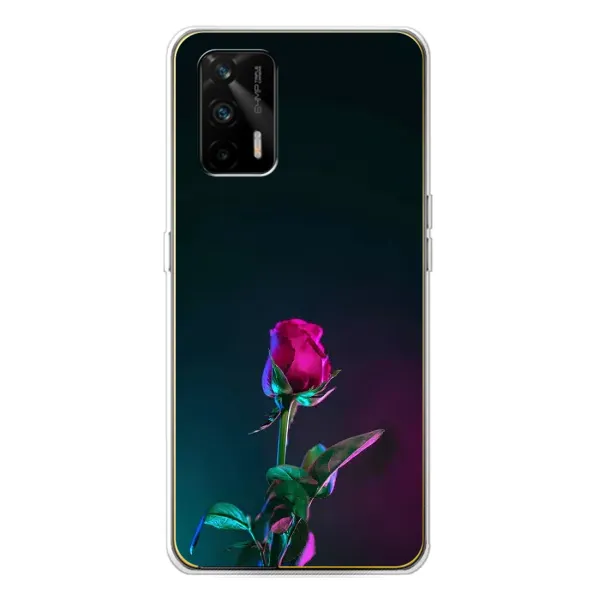 Чехол с рисунком «Ночная роза» для Realme GT 5G Чехол с рисунком «Ночная роза» для Realme GT 5G