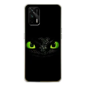 Чехол дракон Беззубик для Realme GT 5G (Глаза Беззубика)
