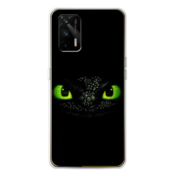 Чехол с рисунком «Глаза Беззубика» для Realme GT 5G Чехол с рисунком «Глаза Беззубика» для Realme GT 5G