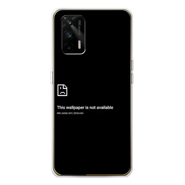 Чехол с рисунком «Ошибка» для Realme GT 5G Чехол с рисунком «Ошибка» для Realme GT 5G