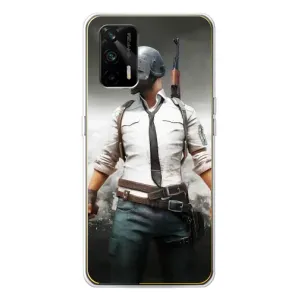 Чохол з картинкою "Герой Pubg" на Realme GT 5G (Пабг)