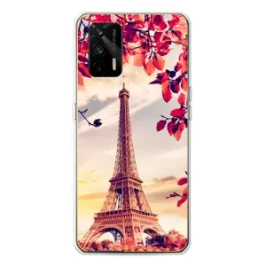 Чехол с Эйфелевой башней на Realme GT 5G (Paris photo)