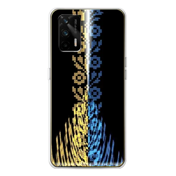 Чехол с рисунком «Патриотическая вышиванка» для Realme GT 5G Чехол с рисунком «Патриотическая вышиванка» для Realme GT 5G