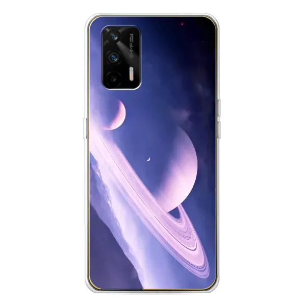 Чехол с рисунком «Планета в космосе» для Realme GT 5G