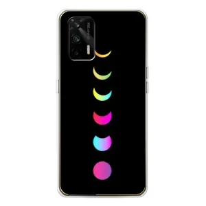 Чехол (ТПУ) с планетами на Realme GT 5G (Полнолуние)