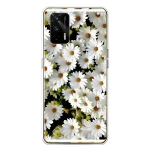 Чохол з ромашками на Realme GT 5G (Рамка в ромашках)