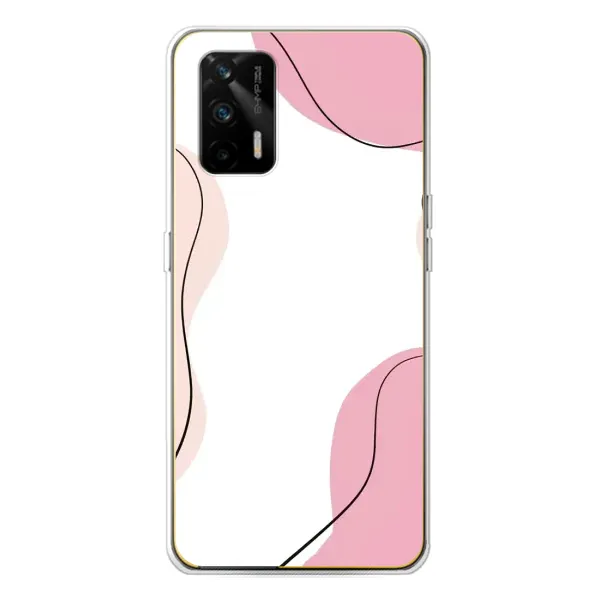 Чехол с рисунком «Розовый фон» для Realme GT 5G Чехол с рисунком «Розовый фон» для Realme GT 5G
