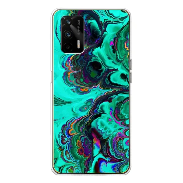 Чехол с рисунком «Салатный мрамор» для Realme GT 5G Чехол с рисунком «Салатный мрамор» для Realme GT 5G