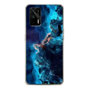 Чехлы с тематикой "Мрамор" на ДжиТи 5G (Синий мрамор)