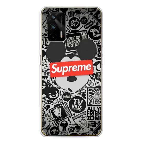 Чехол с рисунком «Supreme Маус» для Realme GT 5G Чехол с рисунком «Supreme Маус» для Realme GT 5G
