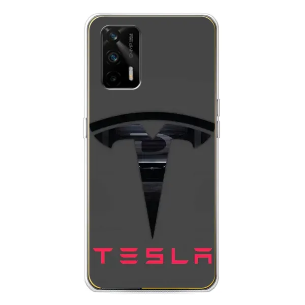 Чохол з малюнком «Logo TESLA» для Realme GT 5G Чохол з малюнком «Logo TESLA» для Realme GT 5G