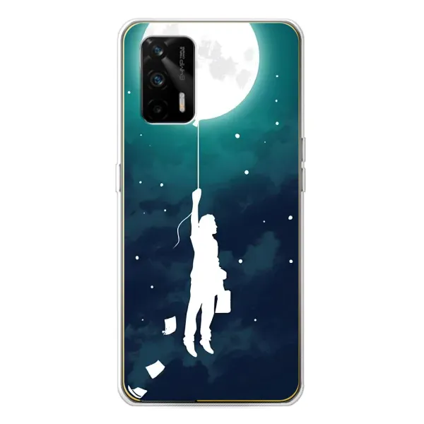 Чехол с рисунком «To The moon» для Realme GT 5G Чехол с рисунком «To The moon» для Realme GT 5G