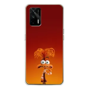 Чехол Головоломка для Realme GT 5G - (AlphaPrint) (Тревожность)