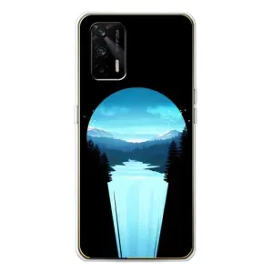 Летний Чехол на Realme GT 5G (Синий Водопад)