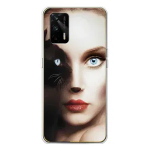 Бампер с изображением Котиков для ДжиТи 5G (Женщина кошка)
