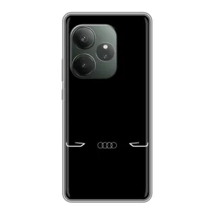 Силіконовий бампер з картинкою машини на Realme GT 6 (Сілует Audi)