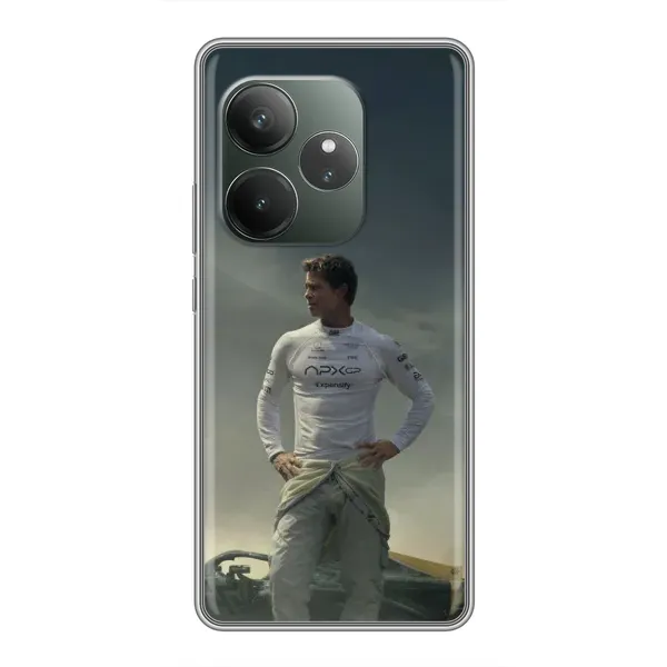 Чехол с рисунком «Бред Питт» для Realme GT 6 Чехол с рисунком «Бред Питт» для Realme GT 6
