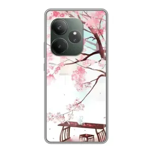 Чехол с принтом САКУРЫ на Realme GT 6 (Чайная церемония)