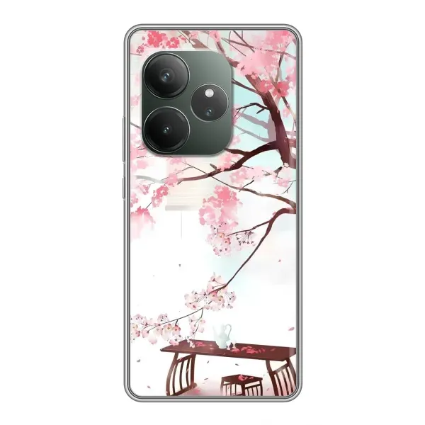 Чехол с рисунком «Чайная церемония» для Realme GT 6 Чехол с рисунком «Чайная церемония» для Realme GT 6
