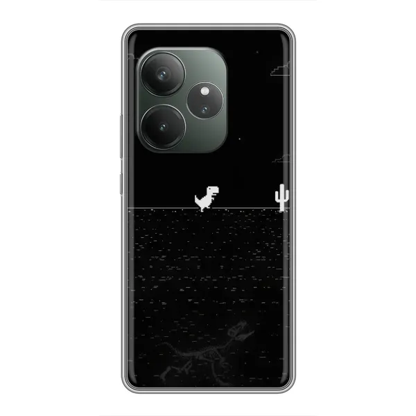 Чехол с рисунком «Динозаврик» для Realme GT 6 Чехол с рисунком «Динозаврик» для Realme GT 6