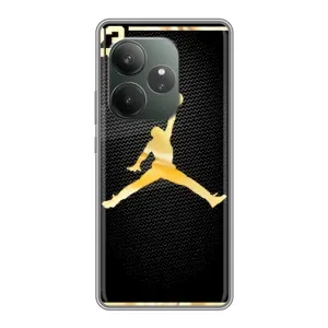 Силиконовый Чехол Nike Air Jordan на Реалми ДжиТи 6 (Джордан 23)