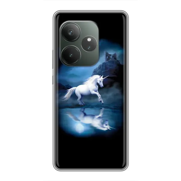Чехол с рисунком «Единорог» для Realme GT 6 Чехол с рисунком «Единорог» для Realme GT 6