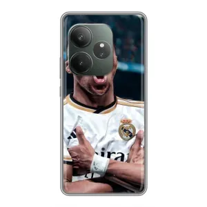Чехол (TPU) с Футболистом на Realme GT 6 (Гол Мбаппе)