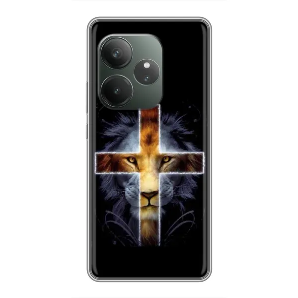 Чехол с рисунком «Иисус Лев» для Realme GT 6 Чехол с рисунком «Иисус Лев» для Realme GT 6