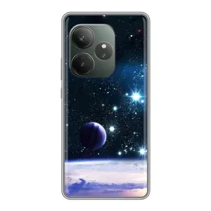 Чохол (ТПУ) з планетами на Realme GT 6 (Космічний вид)
