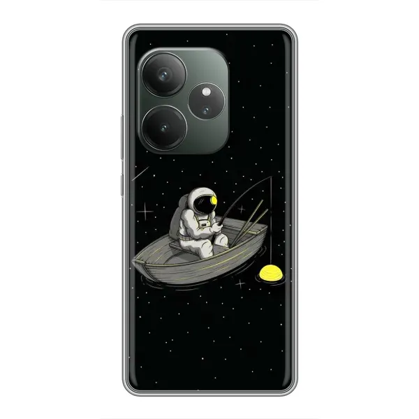 Чехол с рисунком «Космонавт на рыбалке» для Realme GT 6 Чехол с рисунком «Космонавт на рыбалке» для Realme GT 6
