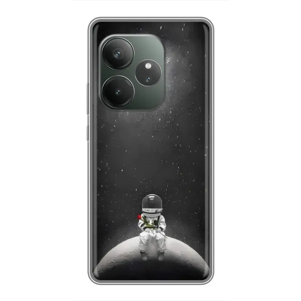 Чехол с рисунком «Космонавт романтик» для Realme GT 6 Чехол с рисунком «Космонавт романтик» для Realme GT 6