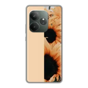 Чехлы с картинкой Подсолнухов для Реалми ДжиТи 6 (Красивые подсолнухи)