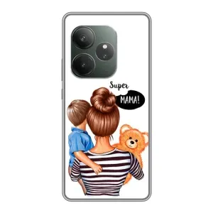 Чехлы для МАМЫ на Realme GT 6 (Мама и сын)