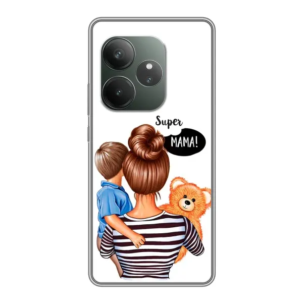 Чехол с рисунком «Мама и сын» для Realme GT 6 Чехол с рисунком «Мама и сын» для Realme GT 6
