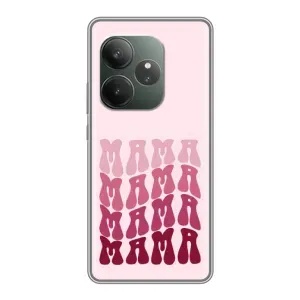 Чехлы на день мамы для Реалми ДжиТи 6 (Надпись мама)