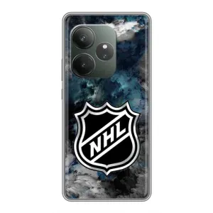 Чехлы с принтом Спортивная тематика для Realme GT 6 (NHL хоккей)