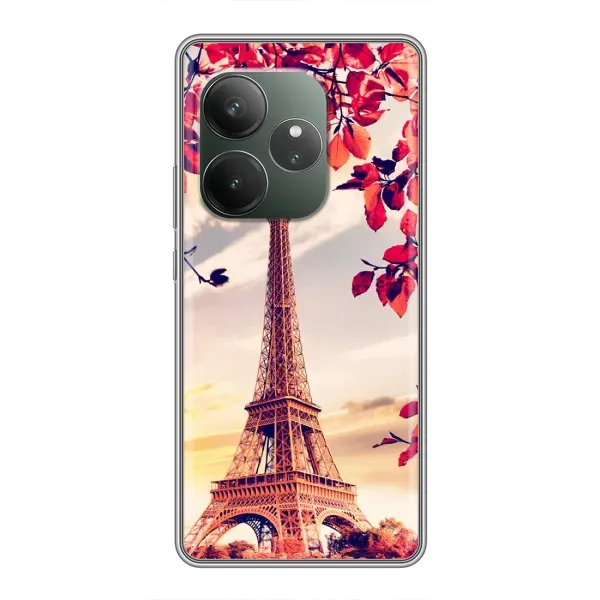Чехол с рисунком «Paris photo» для Realme GT 6 Чехол с рисунком «Paris photo» для Realme GT 6