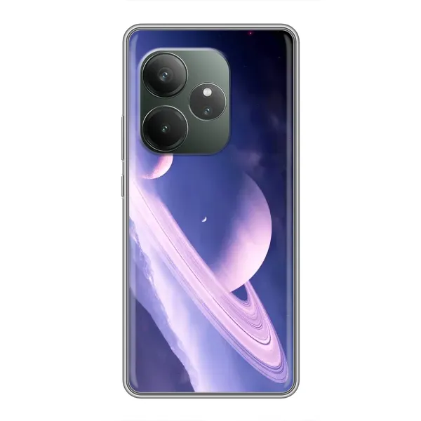 Чехол с рисунком «Планета в космосе» для Realme GT 6 Чехол с рисунком «Планета в космосе» для Realme GT 6