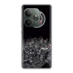 Силиконовые Чехлы принт Футбол на Realme GT 6 (PSG)