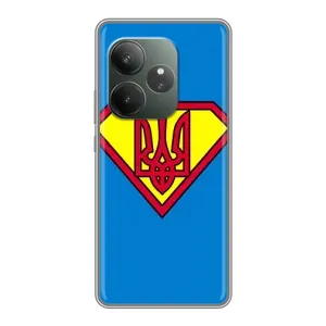 Чехол с картинкой (Патриотический ГЕРБ) на Realme GT 6 (Super - Герб)