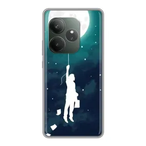 Чохол (ТПУ) з планетами на Realme GT 6 (To The moon)