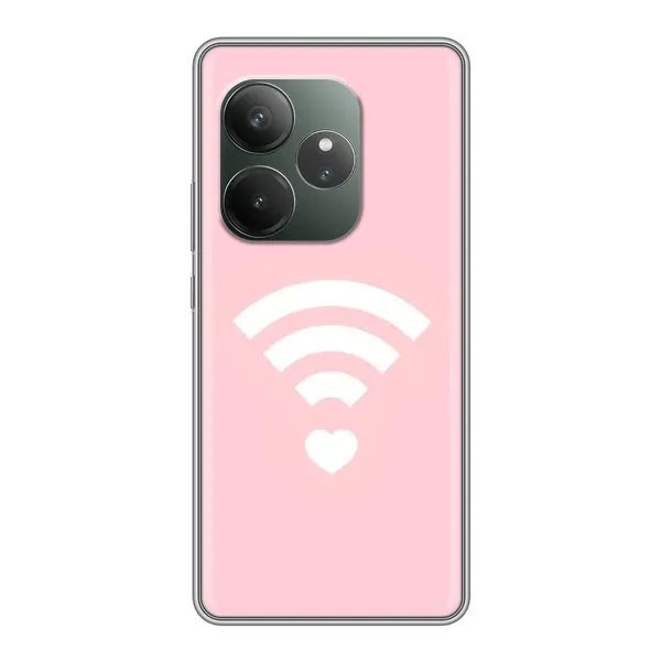 Чехол с рисунком «WiFi Love» для Realme GT 6 Чехол с рисунком «WiFi Love» для Realme GT 6