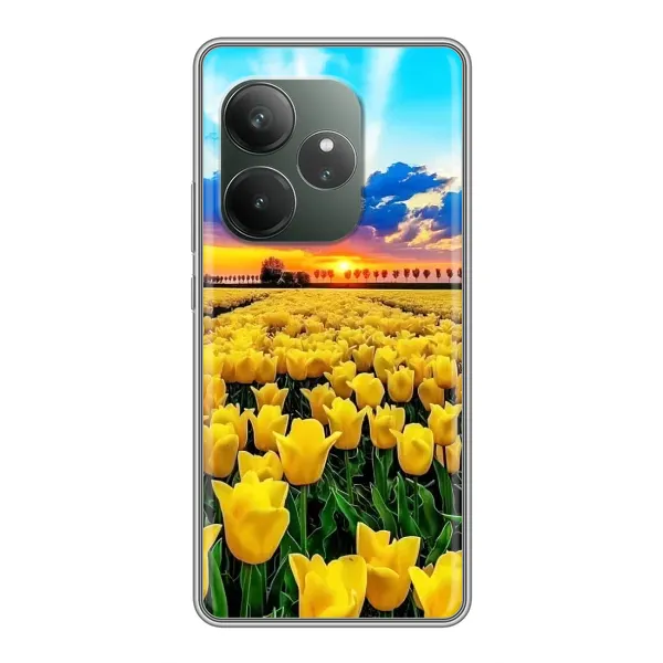 Чехол с рисунком «Желтые тюльпаны» для Realme GT 6 Чехол с рисунком «Желтые тюльпаны» для Realme GT 6
