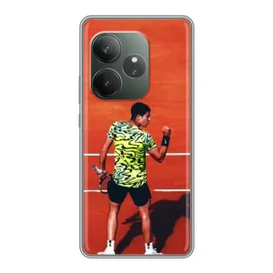 Чехлы с принтом Спортивная тематика для Realme GT 6T (Алькарас Теннисист)