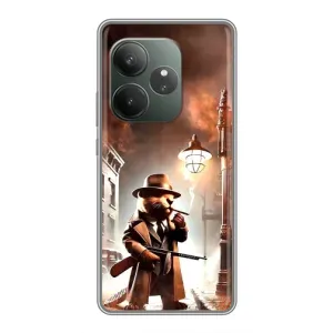 Чехол с мемами тралалело тралала для Realme GT 6T (Бобрито бандито)