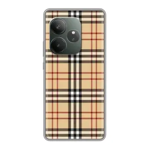 Чехол с рисунком «Burberry стиль» для Realme GT 6T