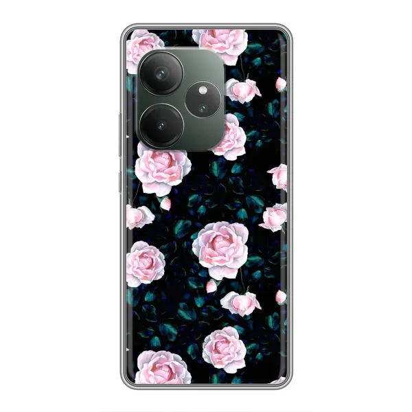 Чехол с рисунком «Чайные розы» для Realme GT 6T Чехол с рисунком «Чайные розы» для Realme GT 6T