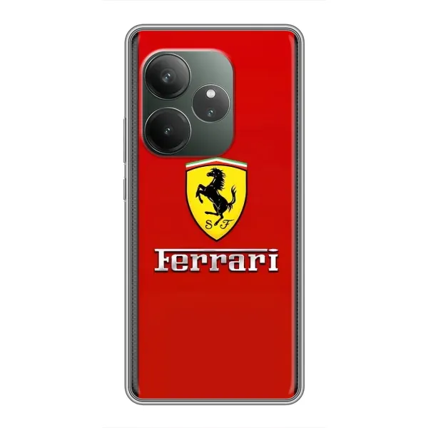 Чехол с рисунком «Ferrari Logo» для Realme GT 6T Чехол с рисунком «Ferrari Logo» для Realme GT 6T