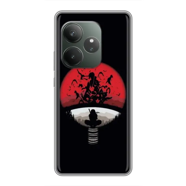 Чехол с рисунком «Итачи на черном» для Realme GT 6T Чехол с рисунком «Итачи на черном» для Realme GT 6T
